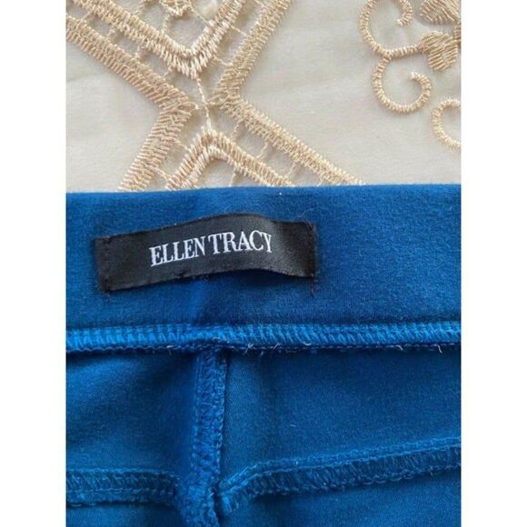 Bright Blue Ellen Tracy Pants (Medium) - Picture 3 of 3